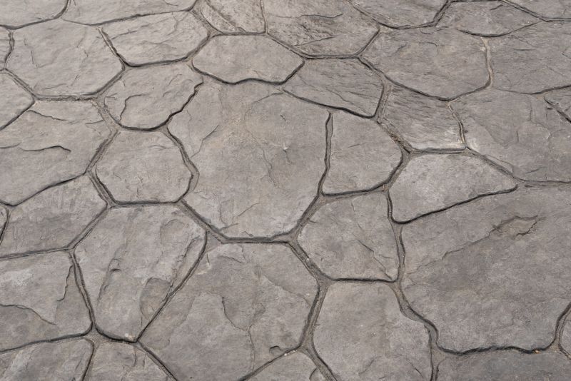 Stamped Concrete with Aggregate
